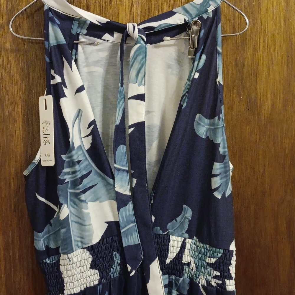 Kilig 2025 Summer Maxi Dress W Pockets M NWT - Picture 4 of 5